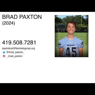Brad Paxton - Video 1