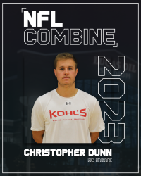 2023 NFL Combine Christopher Dunn Dark